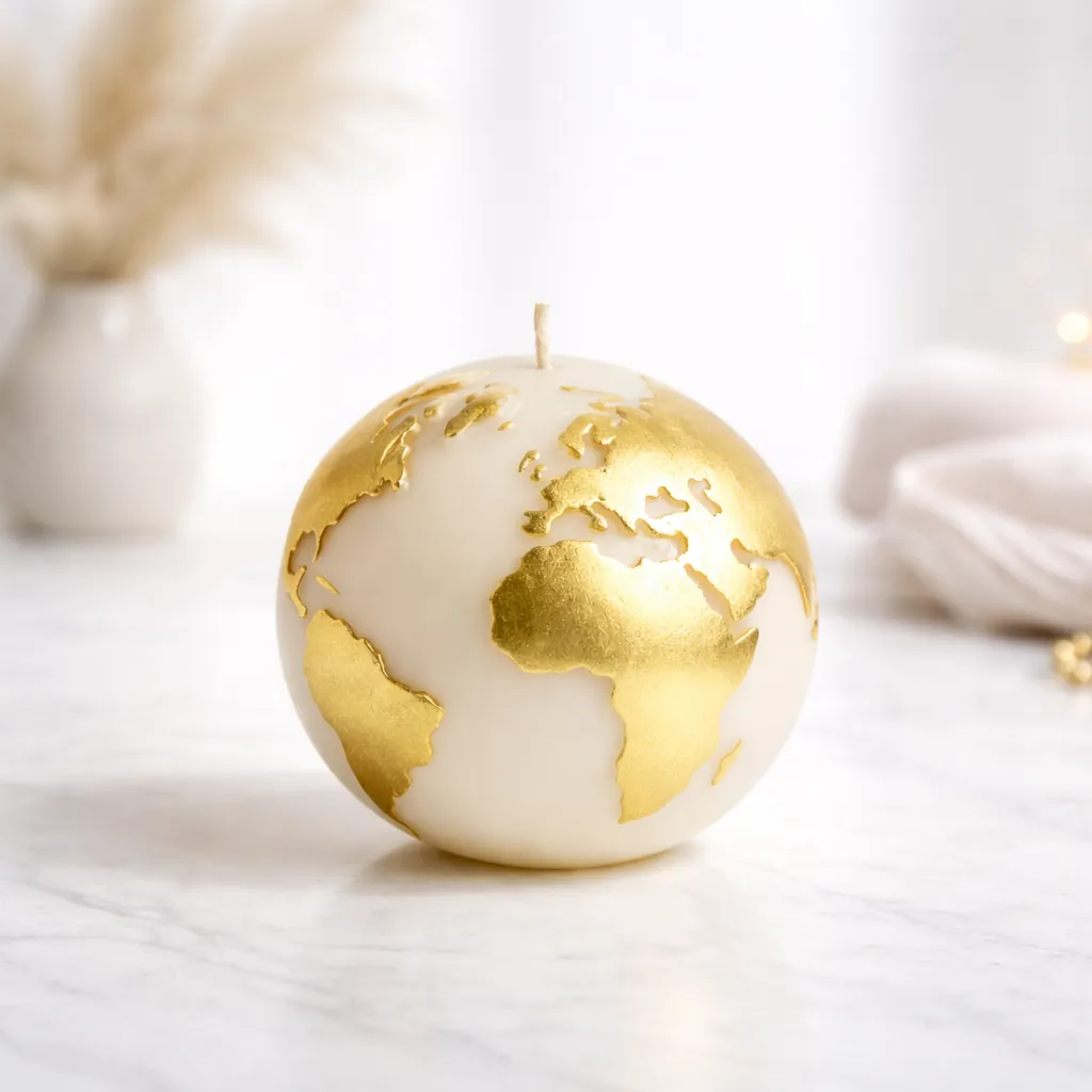 World Glow Candle