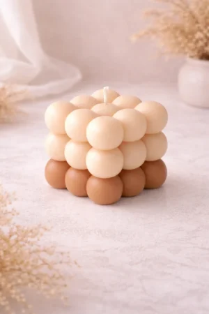 Bubble Cube Candle