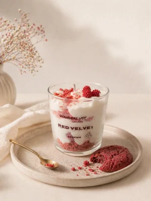 Red Velvet Candle